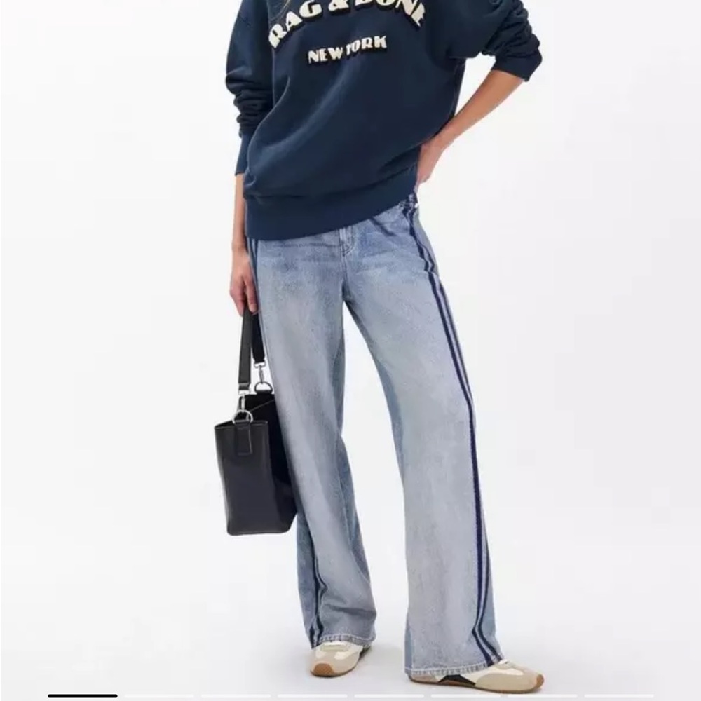 rb Miramar Wide-Leg Track Pants NWT